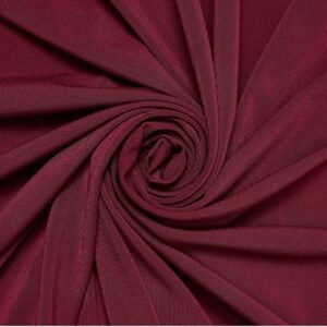 Dark burgundy: (interlock twisted yarn) spandex lycra!